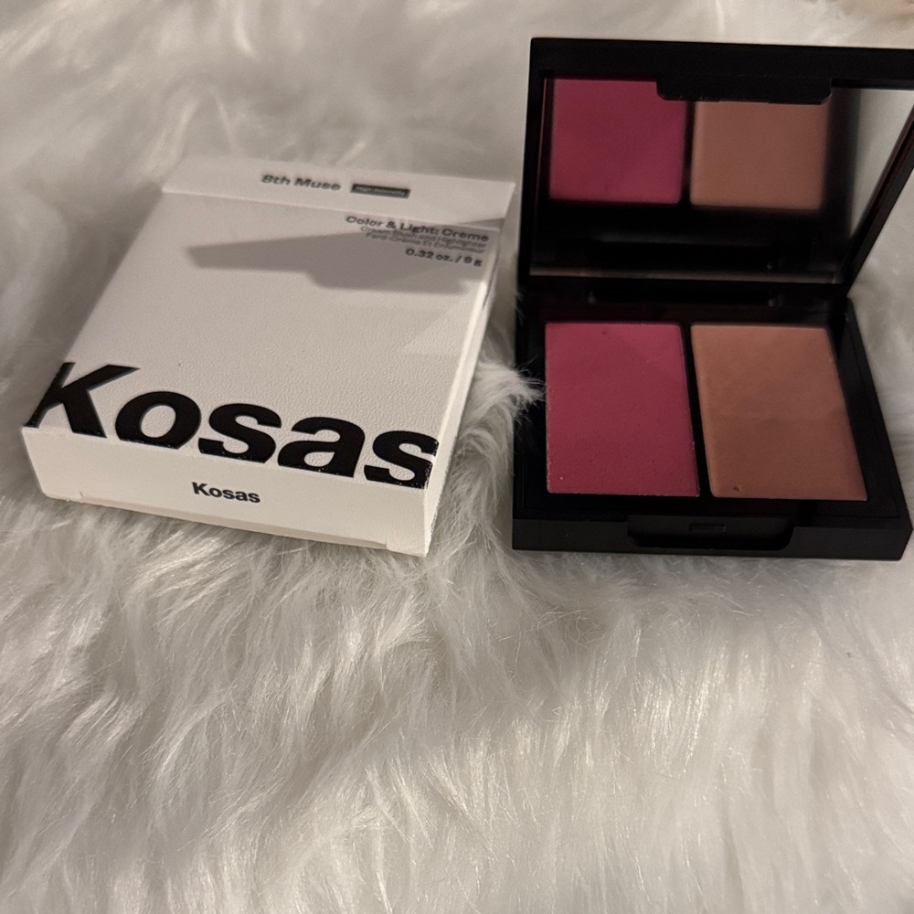 Kosas Color & Light Cream Duo - Vibrant Pink and Warm Tan